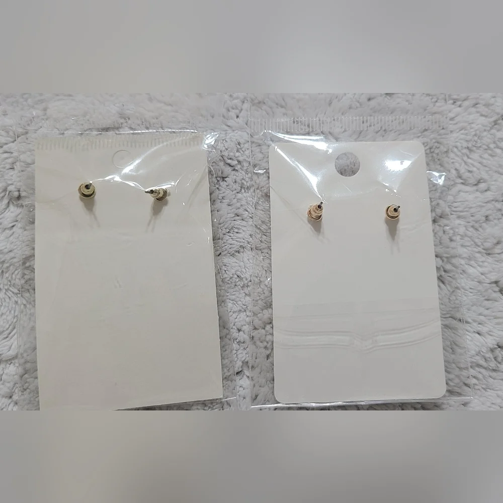 Gold earrings - Picture 4 of 4